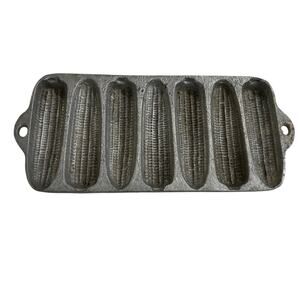 Vintage Cornbread Stick Pan Cast Aluminum Corn Cob Mold 7-Cavity USA Style